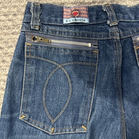 R.D. SIMPSON Women’s  Vintage Zipper Jeans(see description for details) - Picture 5 of 8